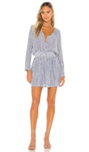 Rails Jasmine Print Long Sleeve Dress In Tibet Stripe