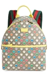 GUCCI HEARTS GG SUPREME CANVAS BACKPACK,271327HYTAN