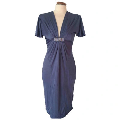 Pre-owned Blumarine Mid-length Dress In Purple