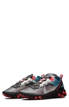Nike React Element 87 Men's Shoe In Black/cool Grey/blue Chill