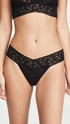 HANKY PANKY Cotton with a Conscience Orig Rise Thong,HANKY41821