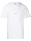 Msgm Logo Print T-shirt In White