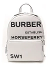 BURBERRY BURBERRY LOGO HORSEFERRY PRINT BACKPACK