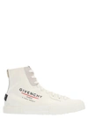 GIVENCHY GIVENCHY TENNIS LOGO HIGH-TOP SNEAKERS