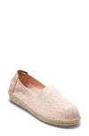 Cole Haan Cloudfeel Stitchlite Slip-on Espadrilles In Blush Fabric