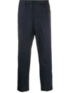 JIL SANDER TAPERED CROPPED TROUSERS
