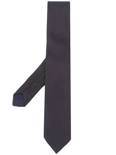 Tagliatore Regular Length Tie In Blue