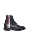 THOM BROWNE THOM BROWNE 4 BAR LACE UP BOOTS