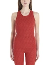 FENDI FENDI FF EMBOSSED TANK TOP