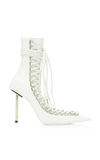 BALENCIAGA CORSET LEATHER BOOTIES,791561