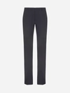 Prada Wool And Mohair Tailored Trousers