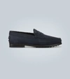 Tod's Classic Penny Loafers In Dark Blue