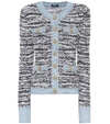 BALMAIN TWEED CARDIGAN,P00429900