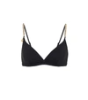 STELLA MCCARTNEY Falabella chain-trimmed bikini top,P00465200