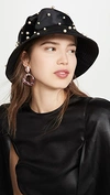 JENNIFER BEHR MALLORIE PEARLED BUCKET HAT