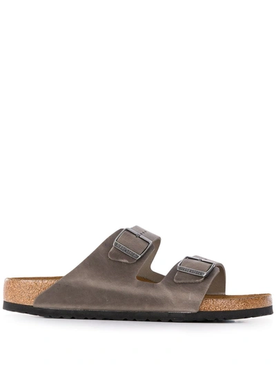 Birkenstock Arizona Two Strap Sandals In Stone