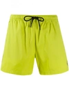 Marcelo Burlon County Of Milan Marcelo Burlon Cross Logo Swim Shorts In Yellow