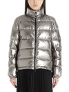 MONCLER MONCLER METALLIC EFFECT DOWN JACKET