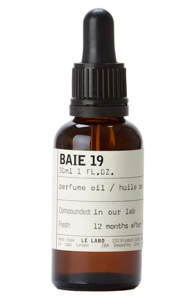 Le Labo Baie 19 Perfume Oil