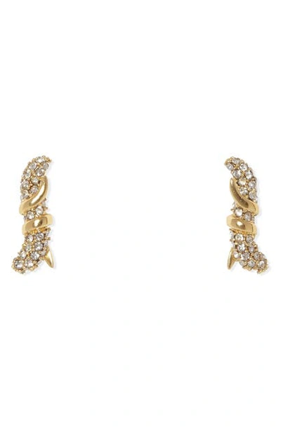 Vince Camuto Stud Earrings In Gold/ Crystal