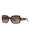 TORY BURCH SQUARE ACETATE SUNGLASSES,PROD230780175