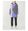 KENZO CONTRASTING-PANELLED COTTON PARKA