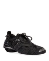 Balenciaga Black Tyrex Sneakers In Black