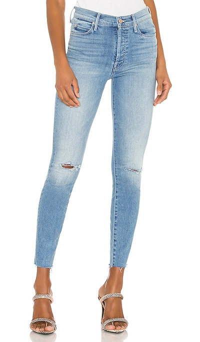 Mother The Stunner Ripped Skinny Ankle Jeans In Hit The Jackpot