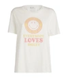 SANDRO EVERYBODY LOVES SMILEY T-SHIRT,15068110