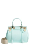 GIAMBATTISTA VALLI SMALL FLORE LEATHER SATCHEL,20SSPVAFBB12-00VBA