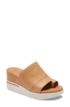 GENTLE SOULS BY KENNETH COLE GISELE PLATFORM WEDGE SLIDE SANDAL,GSS0060SU