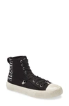 ALLSAINTS ELENA LOGO PRINT BRACKET HIGH TOP SNEAKER,ZW0188