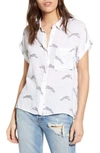 Rails Whitney Print Shirt In Cheetahs