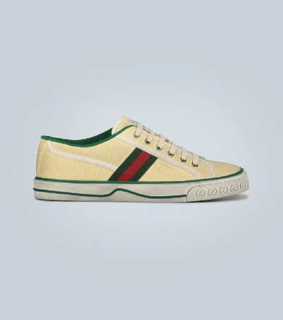 Gucci 灰白色 Gg  Tennis 1977 运动鞋 In White