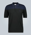 BURBERRY SILK AND CASHMERE-BLEND POLO SHIRT,P00458762