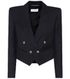 SAINT LAURENT WOOL-GABARDINE BLAZER,P00468039