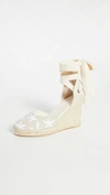 SOLUDOS FLORAL CLASSIC WEDGE ESPADRILLES