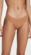 Commando Classic Microfibre Thong In Dark Nude