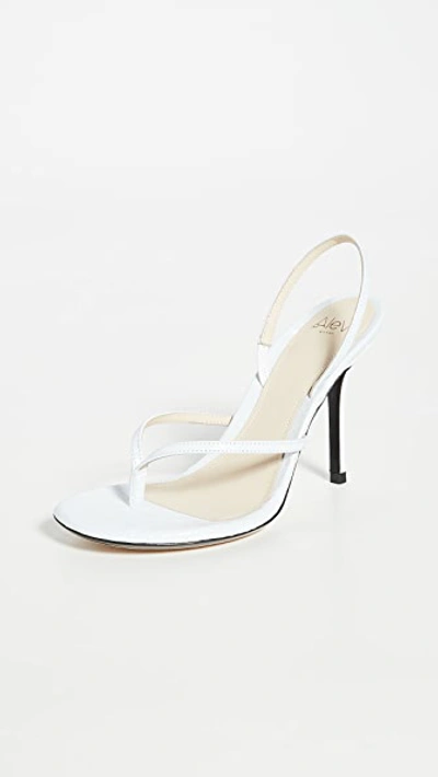 Alevì Milano Ivy Sandals In Snake White