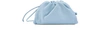 Bottega Veneta The Pouch Large Gathered Leather Clutch In Ice