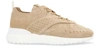 Tod's Fondo Sportivo Leather Sneakers In Corda