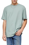 Topman Oversize Fit T-shirt In Sage Green