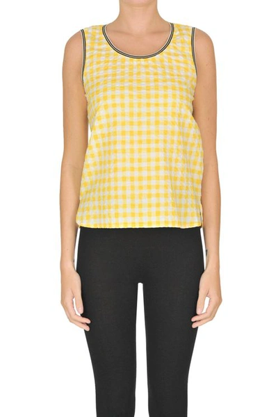 Bellerose Vichy Print Top In Yellow