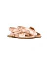 Montelpare Tradition Crossover Straps Sandals In Pink