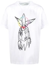 Off-white Futura Alien Graphic Print T-shirt In White