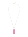 Ambush Sterling Silver Usb Pendant Necklace In Pink