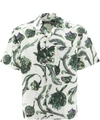 JACQUEMUS JACQUEMUS FLORAL PRINTED SHORT SLEEVED SHIRT