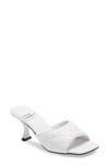 Jeffrey Campbell Mr Big Slide Sandal In White