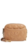 TORY BURCH FLEMING QUILTED LEATHER CAMERA BAG,62091