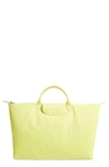 Longchamp Extra Large Le Pliage Club Travel Tote In Yellow